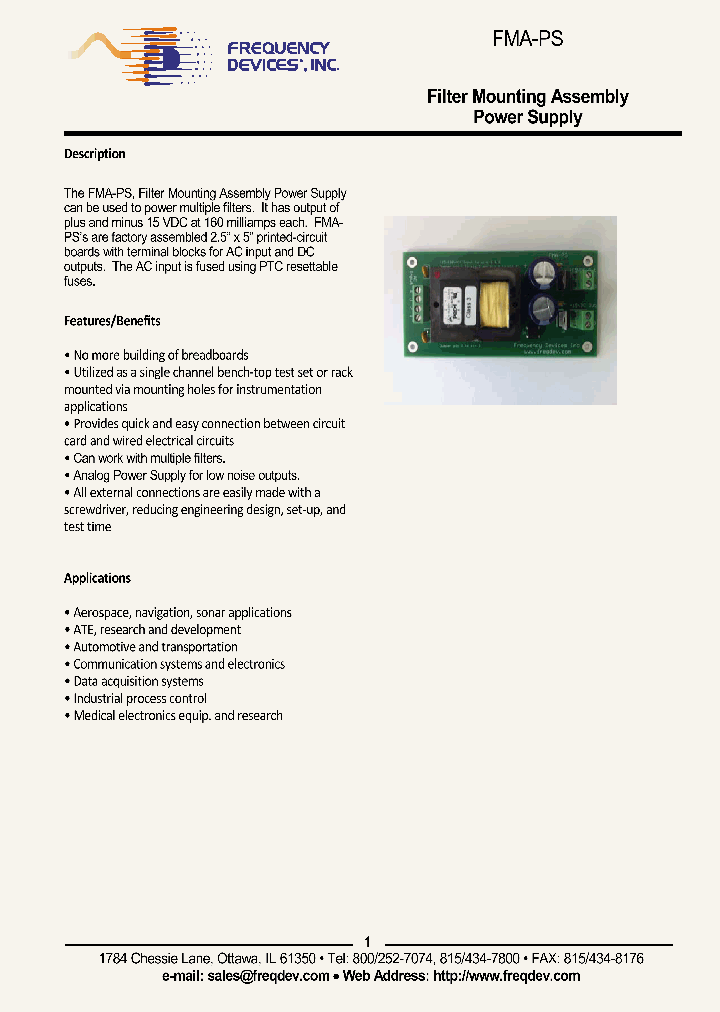 FMA-PS_8595041.PDF Datasheet