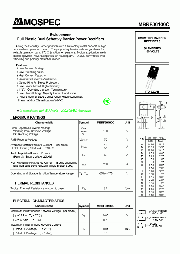 MBRF30100C_8596892.PDF Datasheet