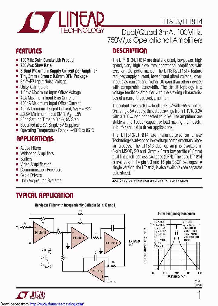 LT1813DDDPBF_8602239.PDF Datasheet