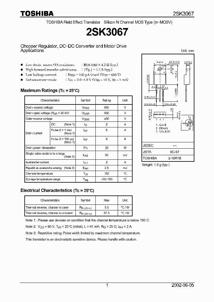 2SK3067_8608547.PDF Datasheet
