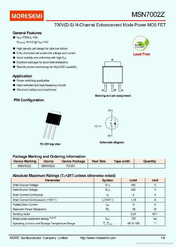MSN7002Z_8609192.PDF Datasheet