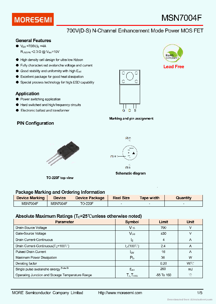 MSN7004F_8609193.PDF Datasheet