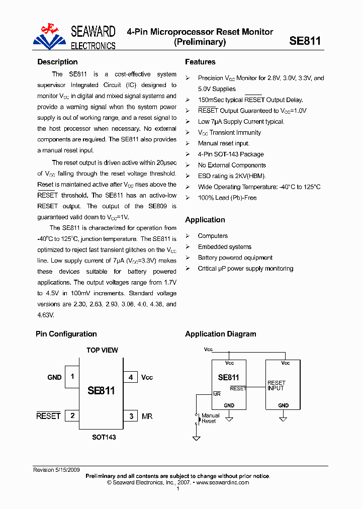 SE811_8610173.PDF Datasheet