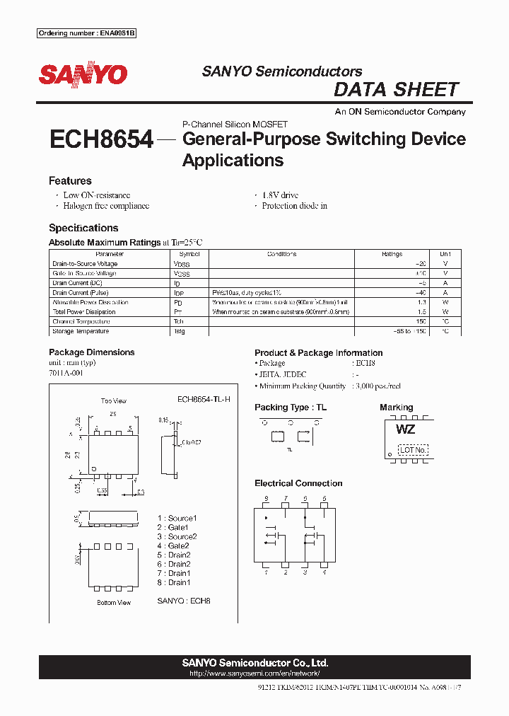 ENA0981_8611821.PDF Datasheet
