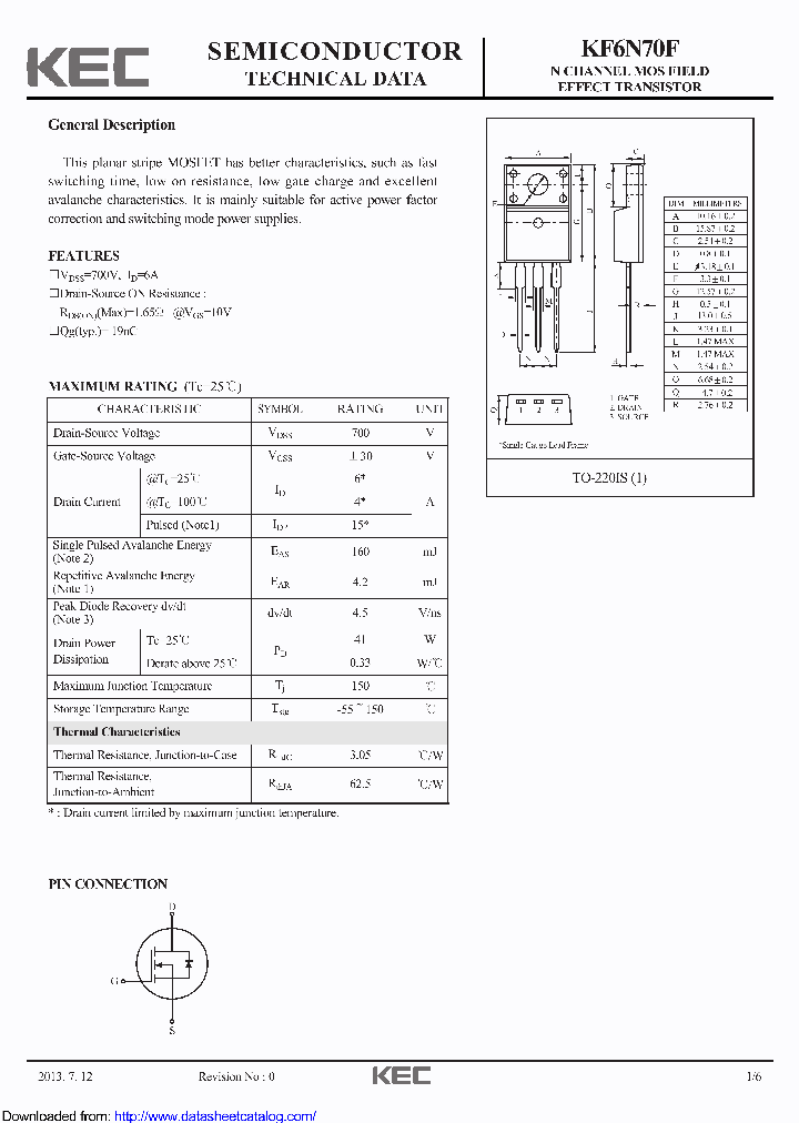 KF6N70F_8613230.PDF Datasheet
