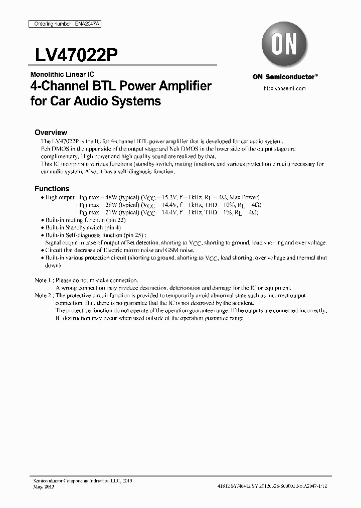 LV47022P_8616519.PDF Datasheet