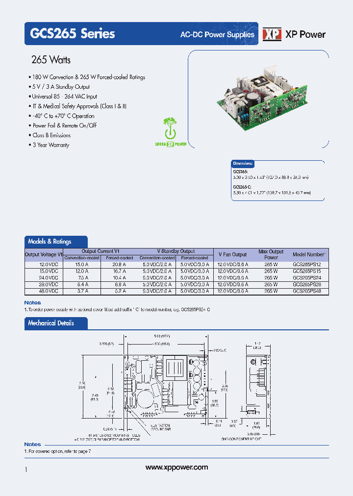 GCS265PS12_8618711.PDF Datasheet