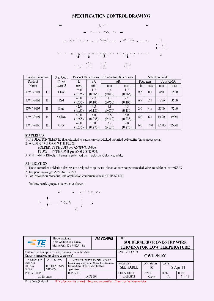 CWT-9005_8620658.PDF Datasheet