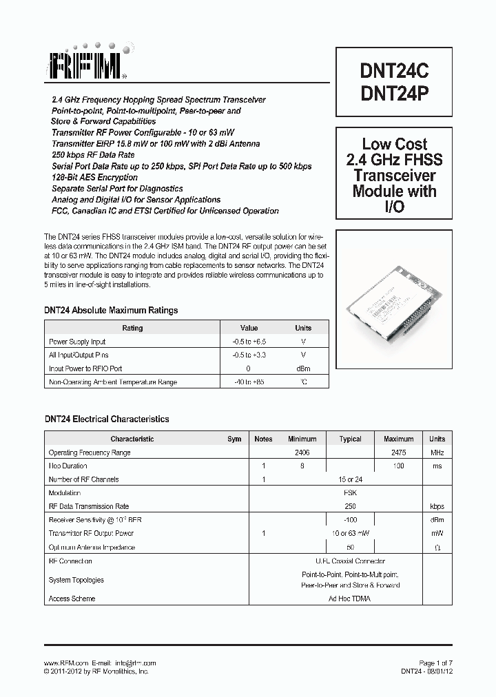DNT24C_8622938.PDF Datasheet