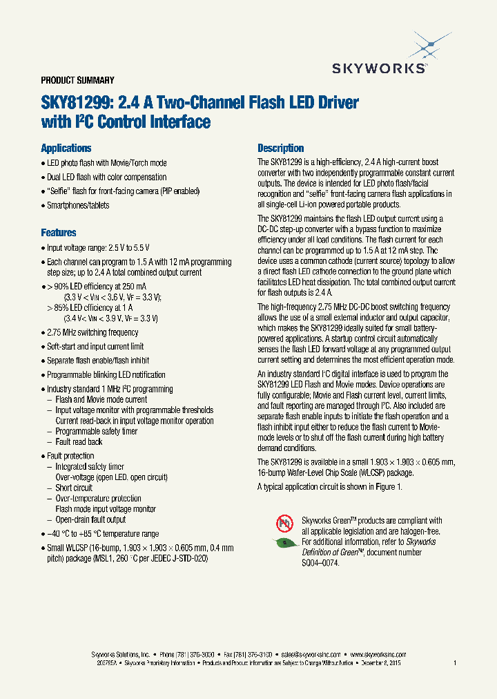 SKY81299_8623381.PDF Datasheet