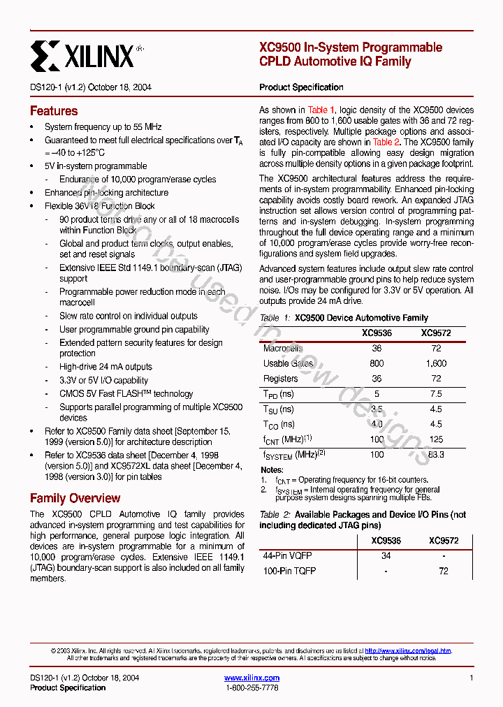 XC9500_8624596.PDF Datasheet