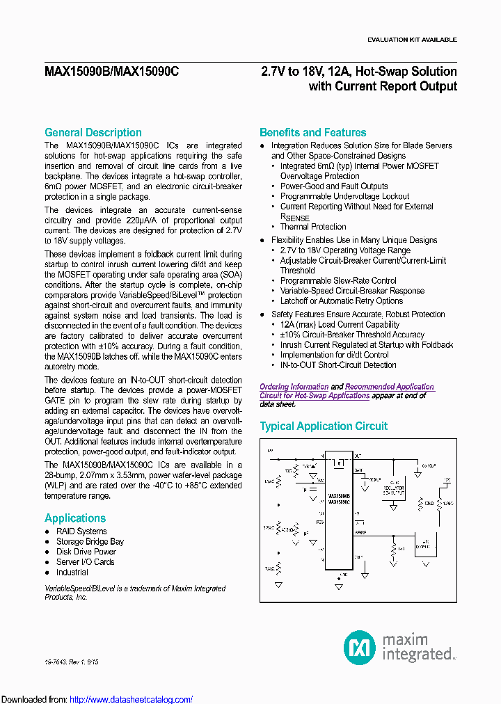 MAX15090BEWIT_8628634.PDF Datasheet