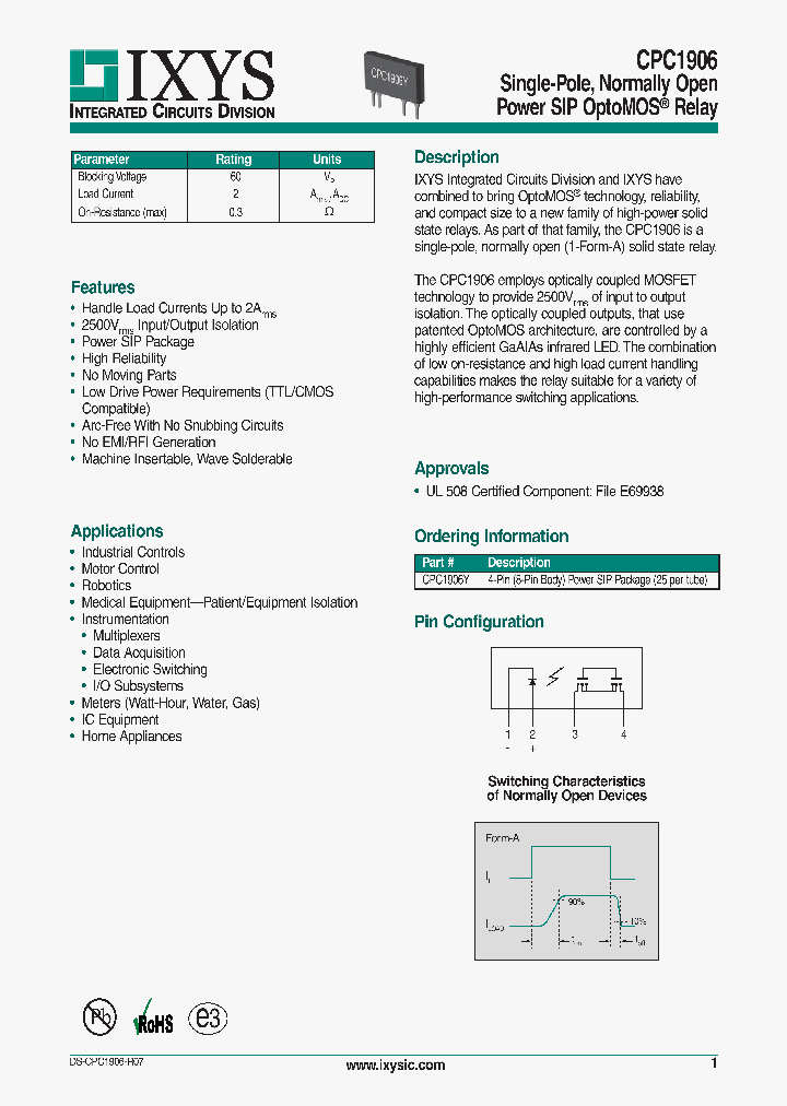CPC1906_8629492.PDF Datasheet