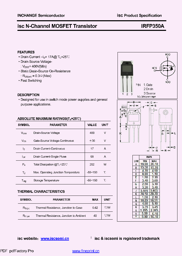 IRFP350A_8630875.PDF Datasheet