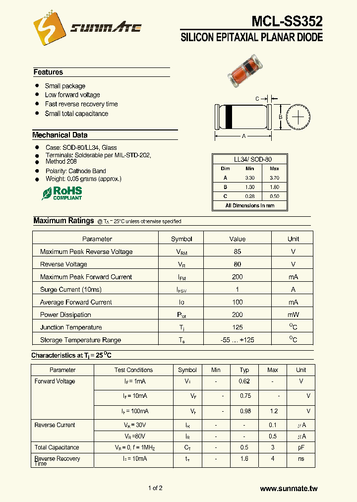 MCL-SS352_8632419.PDF Datasheet