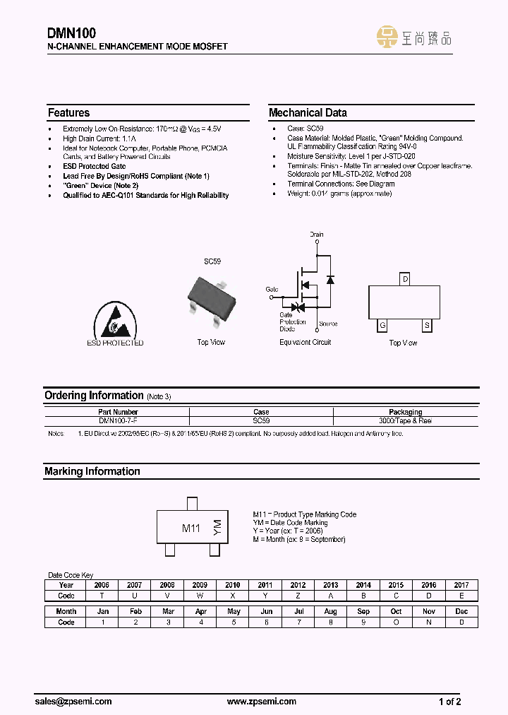 DMN100_8638571.PDF Datasheet