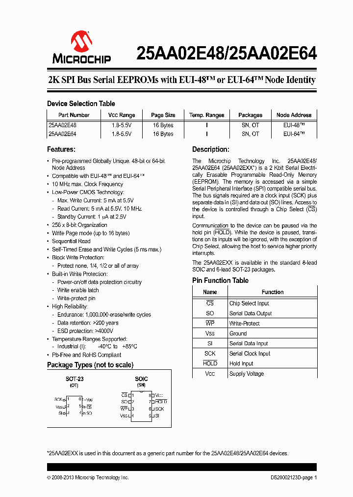 25AA02E64_8654985.PDF Datasheet
