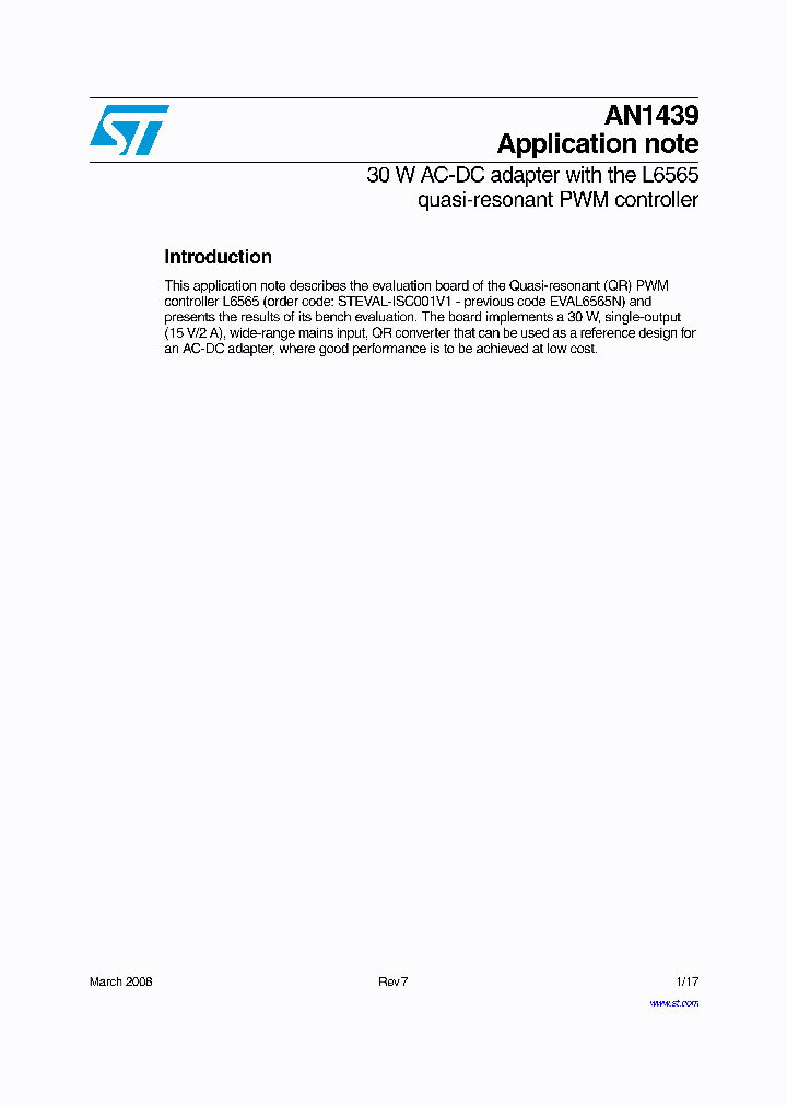 AN1439_8659618.PDF Datasheet