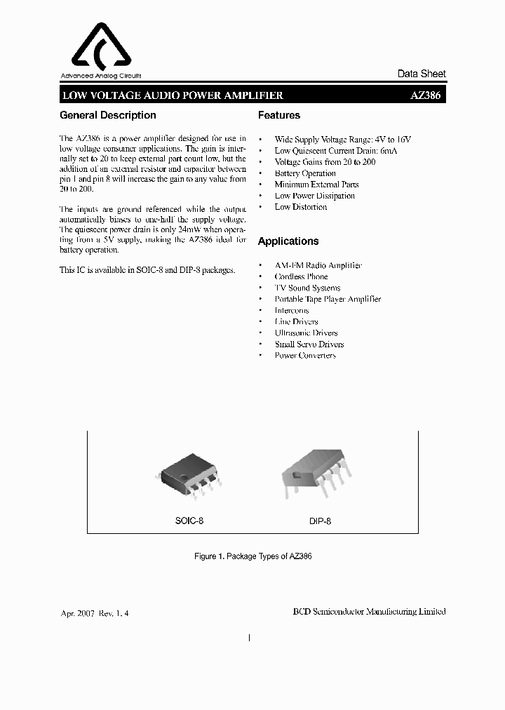 AZ386_8660650.PDF Datasheet