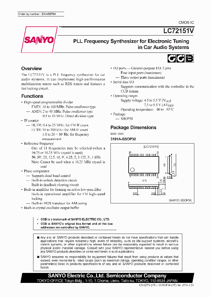 LC72151V_8664632.PDF Datasheet