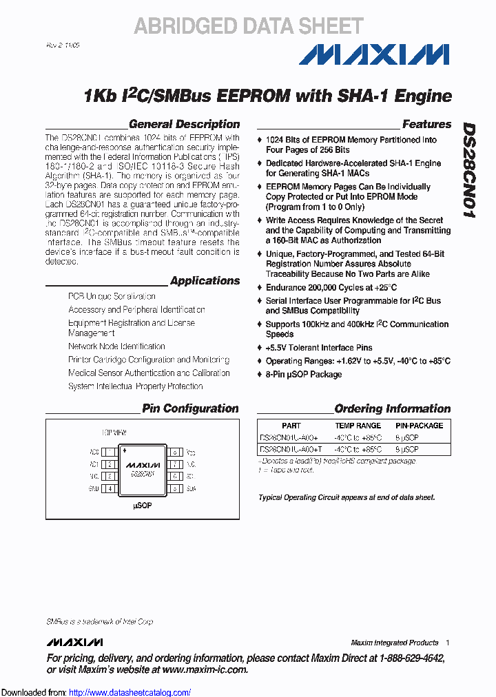 DS28CN01_8665954.PDF Datasheet