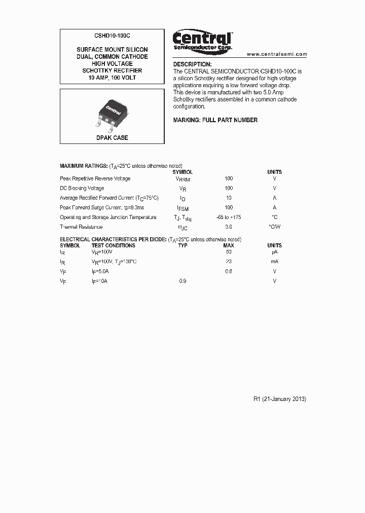 CSHD10-100C_8666908.PDF Datasheet
