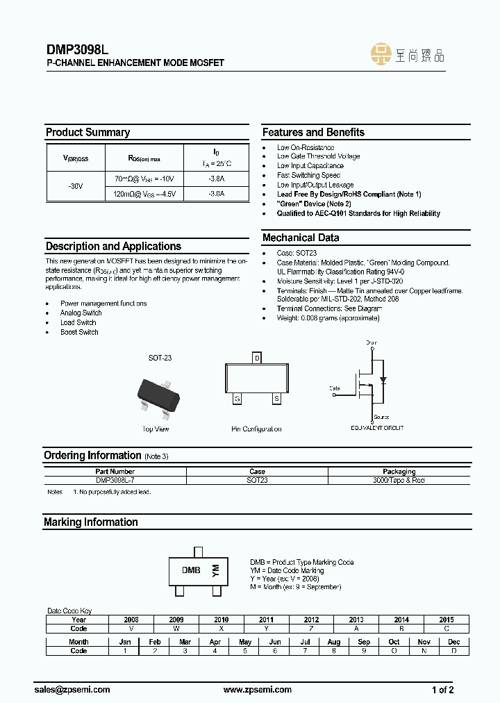 DMP3098L-7_8669068.PDF Datasheet