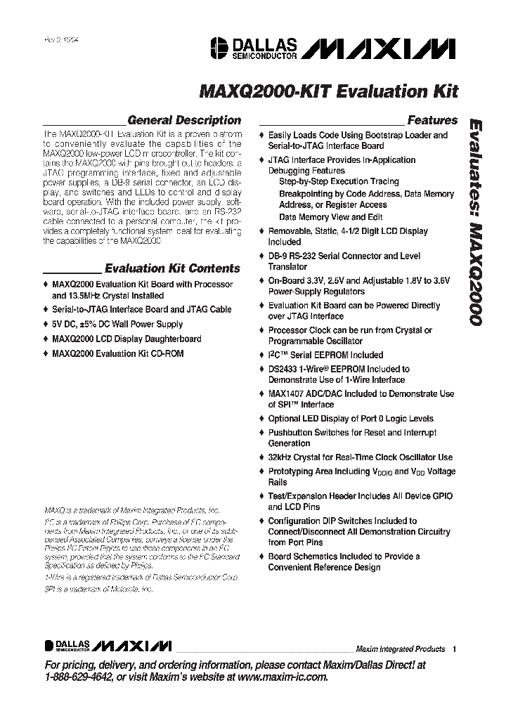 MAXQ2000-KIT_8671282.PDF Datasheet