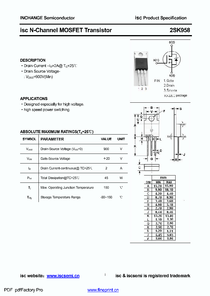 2SK958_8683702.PDF Datasheet