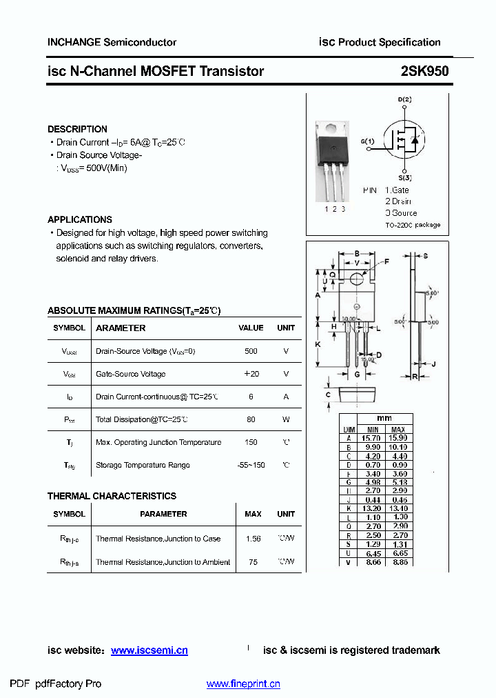 2SK950_8683696.PDF Datasheet
