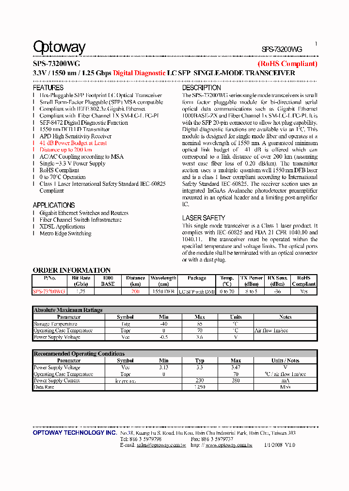 SPS-73200WG_8689580.PDF Datasheet