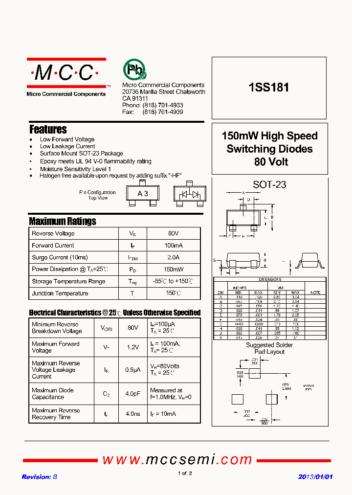 1SS181-13_8689986.PDF Datasheet