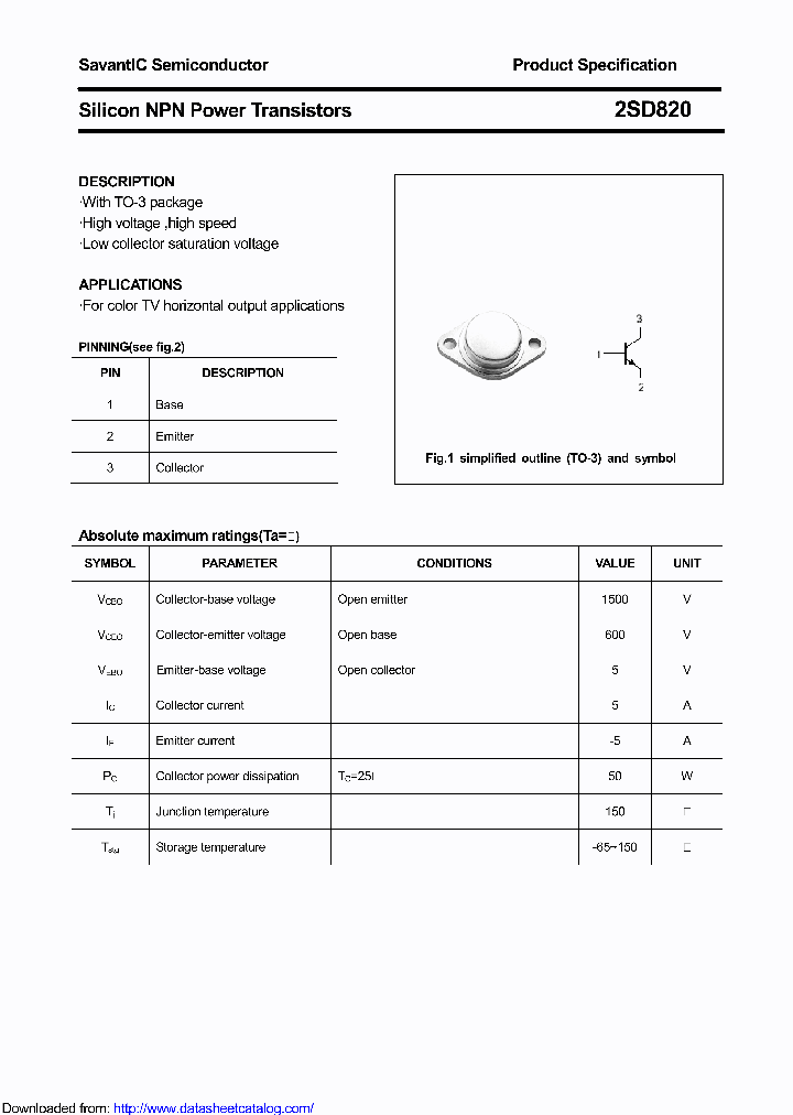 2SD820_8692082.PDF Datasheet
