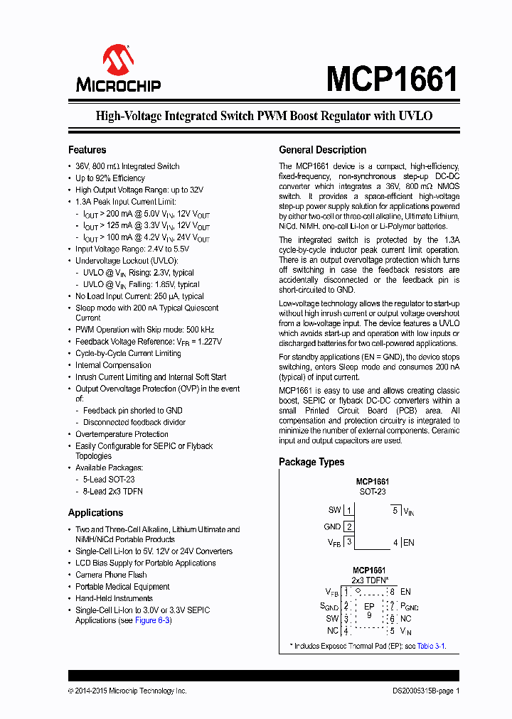 MCP1661_8696578.PDF Datasheet