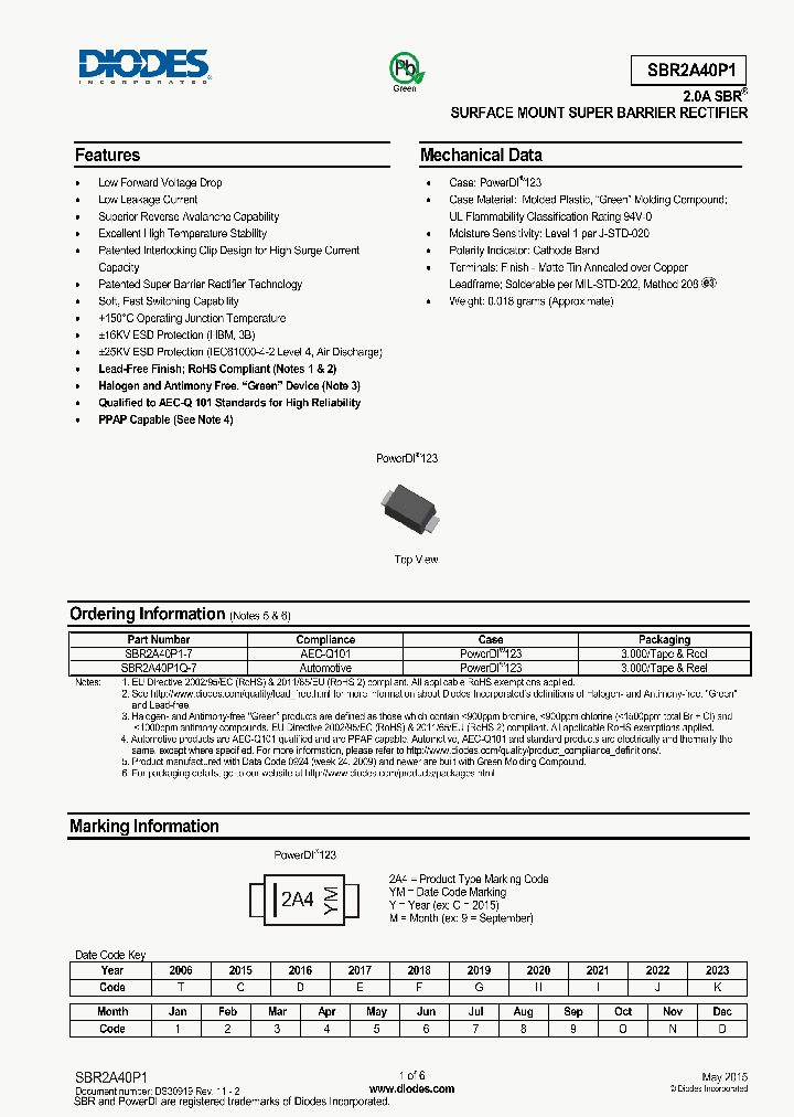 SBR2A40P1Q-7_8699899.PDF Datasheet