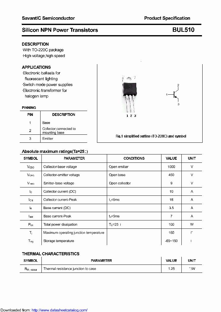 BUL510_8702047.PDF Datasheet