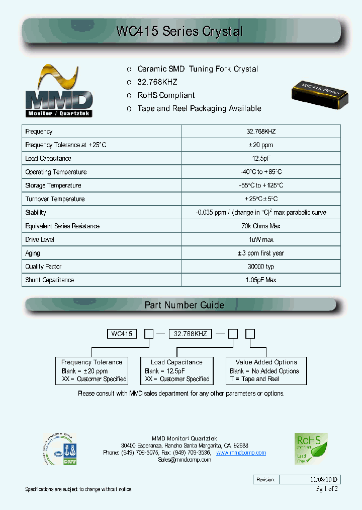 WC415_8703146.PDF Datasheet