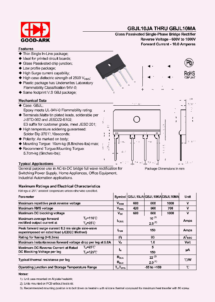 GBJL10JA-15_8707307.PDF Datasheet