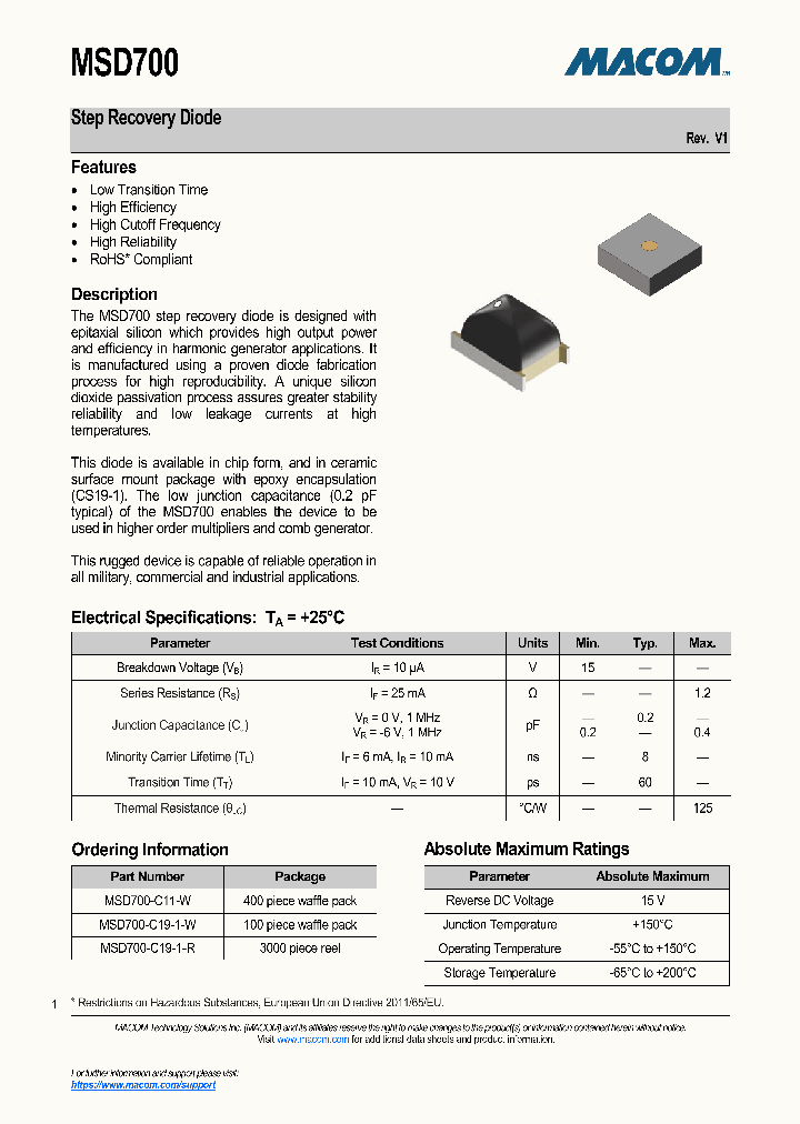 MSD700-C19-1-W_8718036.PDF Datasheet