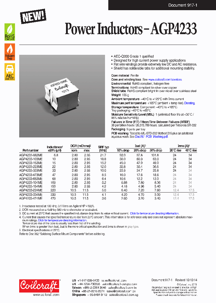 AGP4233-153ME_8723088.PDF Datasheet
