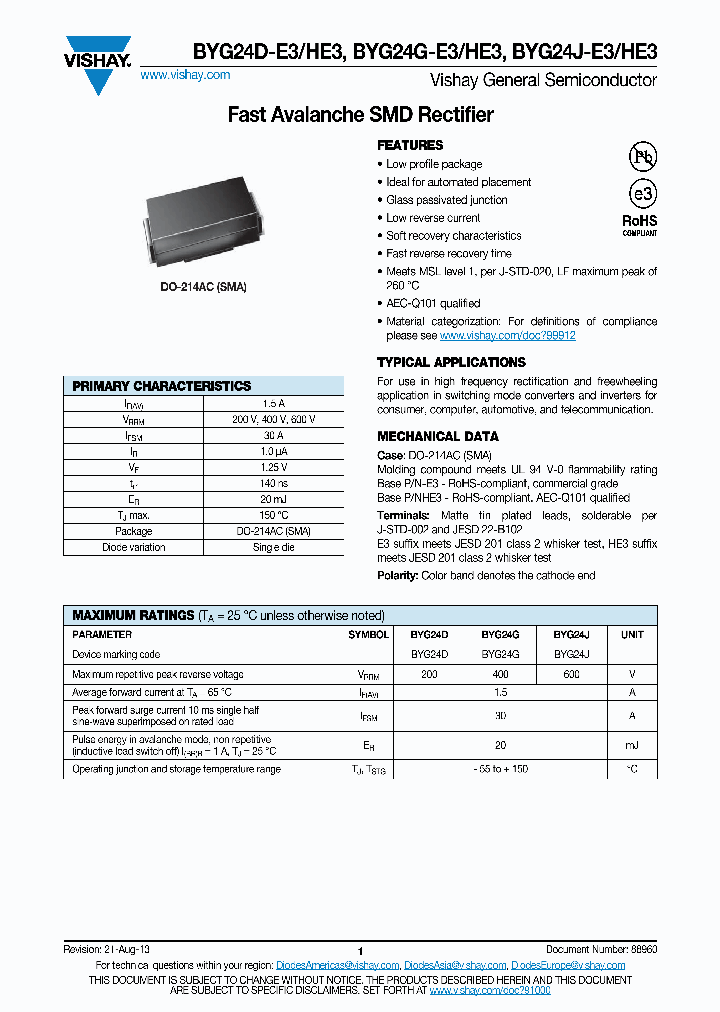 BYG24D-E3TR_8723506.PDF Datasheet