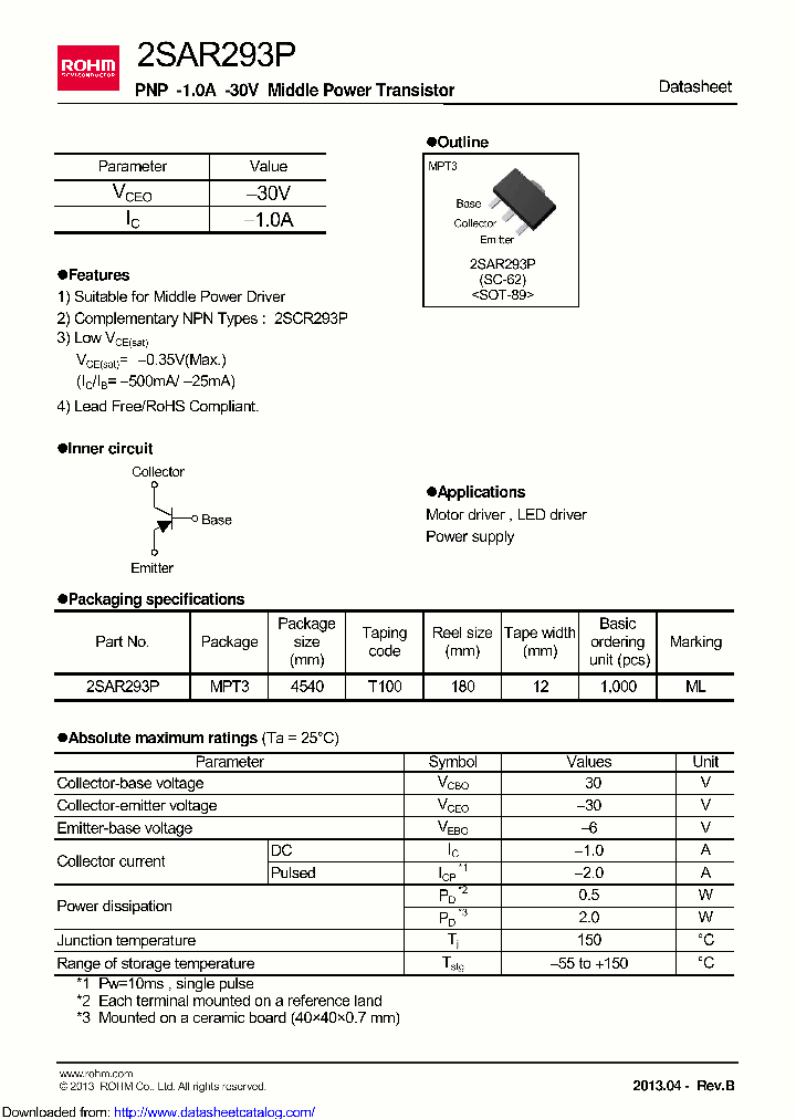 2SAR293PT100_8727579.PDF Datasheet
