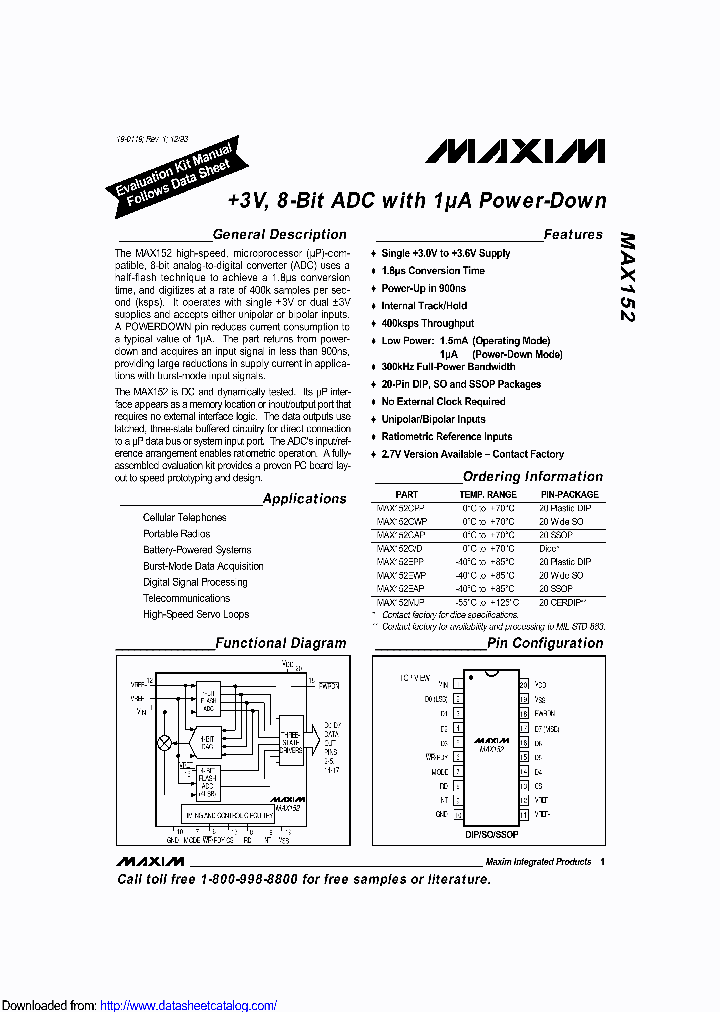 MAX152CWP_8732327.PDF Datasheet