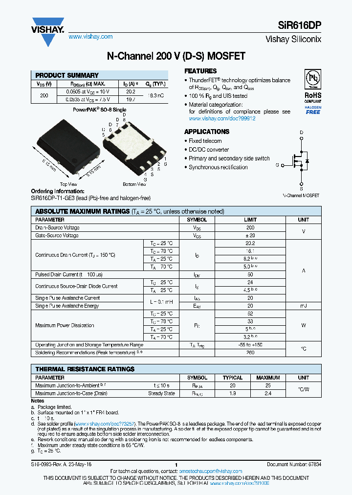 SIR616DP_8733283.PDF Datasheet