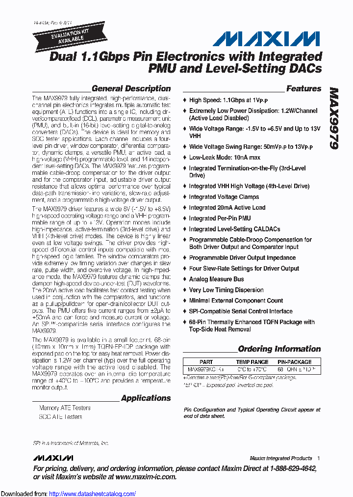 MAX9979KCTKB4N_8738186.PDF Datasheet