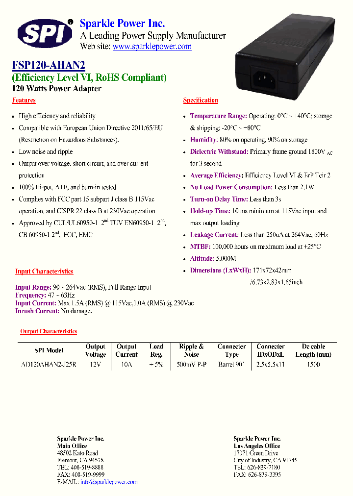 FSP120-AHAN2_8740634.PDF Datasheet
