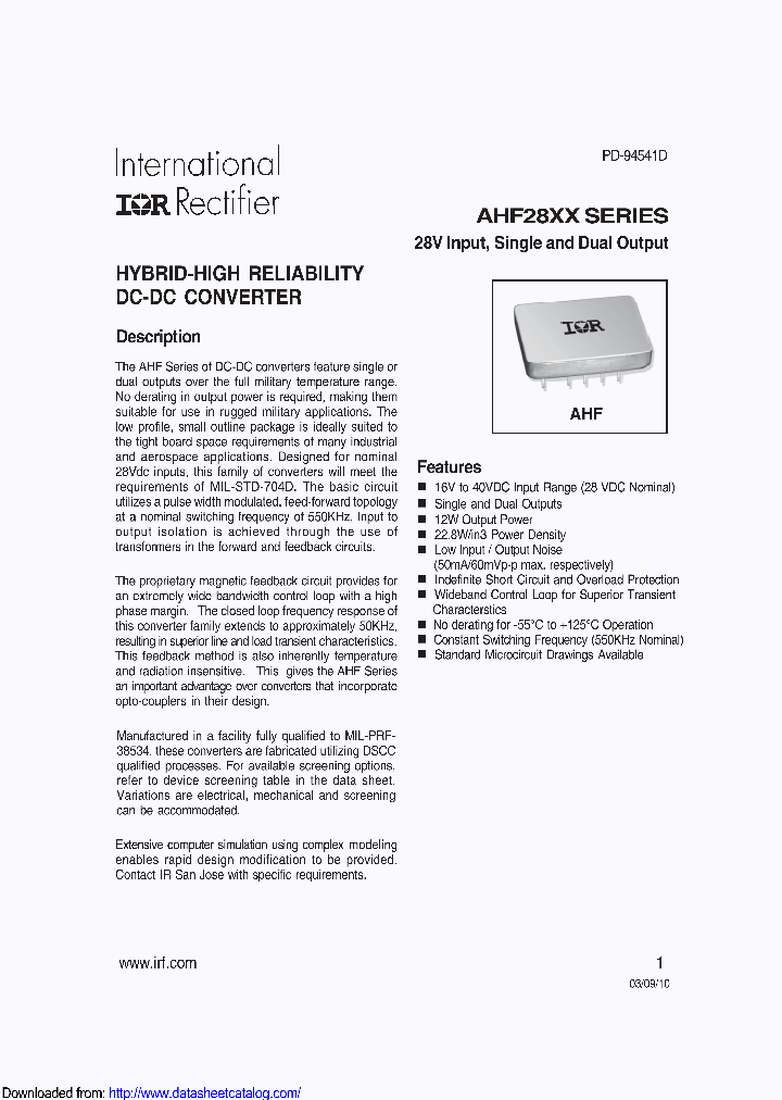 AHF2803R3S_8743321.PDF Datasheet