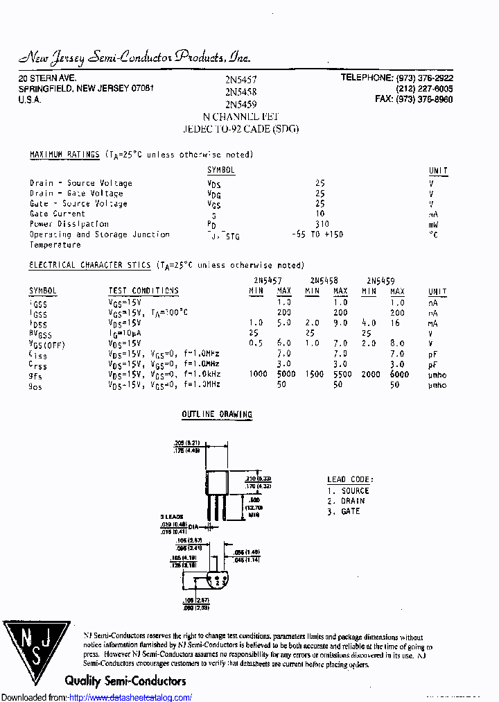 2N5457_8746414.PDF Datasheet