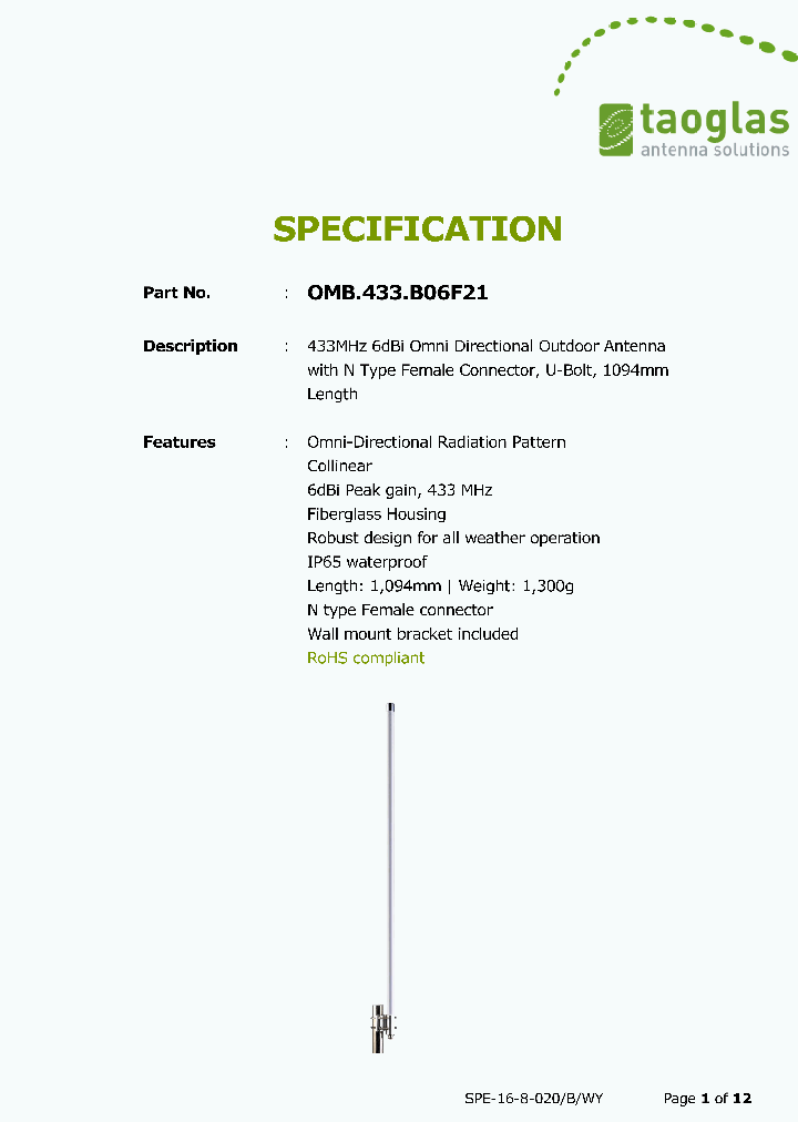 OMB433B06F21_8746393.PDF Datasheet