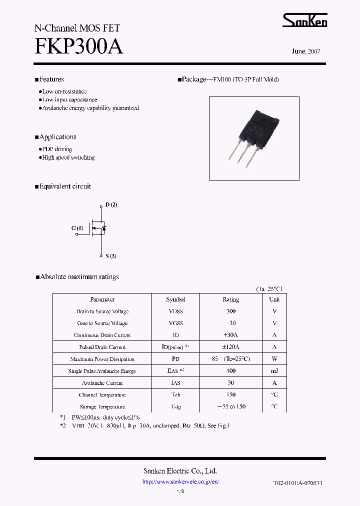 FKP300A_8748181.PDF Datasheet